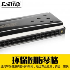 正品东方双面双调 两面两调24孔C调G调复音口琴 专业演奏进口簧片