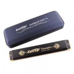 东方鼎正品包邮学生口琴定制刻字24孔复音口琴C调入门口琴T2406k