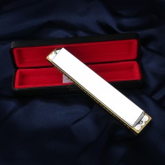 凯恩牌24孔复音口琴K2401 演奏口琴A调 入门教学 带盒