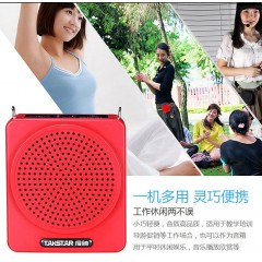 得胜(TAKSTAR) E180M 便携式扩音器(支持插卡、U盘功能) (黑色)
