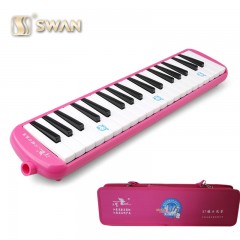 天鹅口风琴37键儿童学生初学者 成人教学入门口吹琴专业演奏乐器