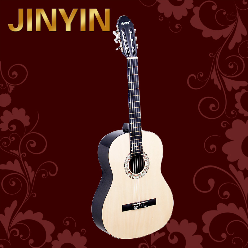 金音乐器 39"古典吉他 JYCG-E110 圆角 厂家直销 防伪查询