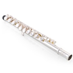 津宝正品 专业长笛 白铜雕花 镀银16孔长笛 JBFL-601 赠乐谱架