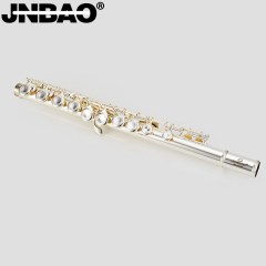 津宝C调长笛 JBFL-6248S 津宝 16孔 初学考级镀银长笛西洋笛