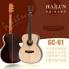 HAILUN海伦吉他初学者家庭练习吉他40寸41寸专业演奏吉他木 GC-61