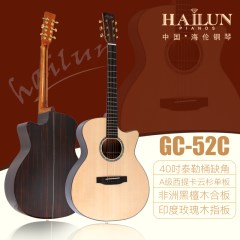 HAILUN海伦吉他40寸41寸初学者入门练习民谣jita乐器 GC-52系列