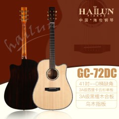 HAILUN海伦正品 民谣吉他初学者入门练习男女学生考级GC-72系列