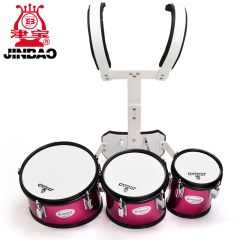 津宝 JBQAJ-03儿童行进三联鼓小军鼓 打击乐6寸8寸10寸