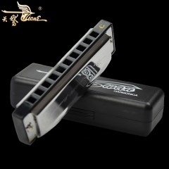 天鹅布鲁斯10孔20音C调口琴成人儿童学生初学专业演奏蓝调乐器