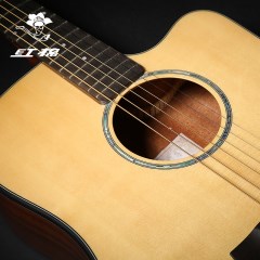 kapok红棉正品民谣木吉他41寸单板吉他初学者吉他专业面单吉它