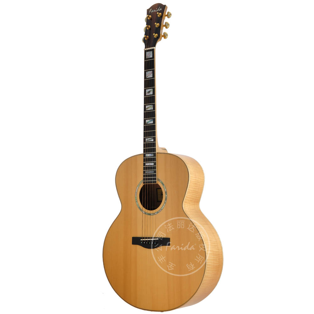 法丽达Farida面单板Jumbo大民谣吉他J-66（赠送硬壳箱）