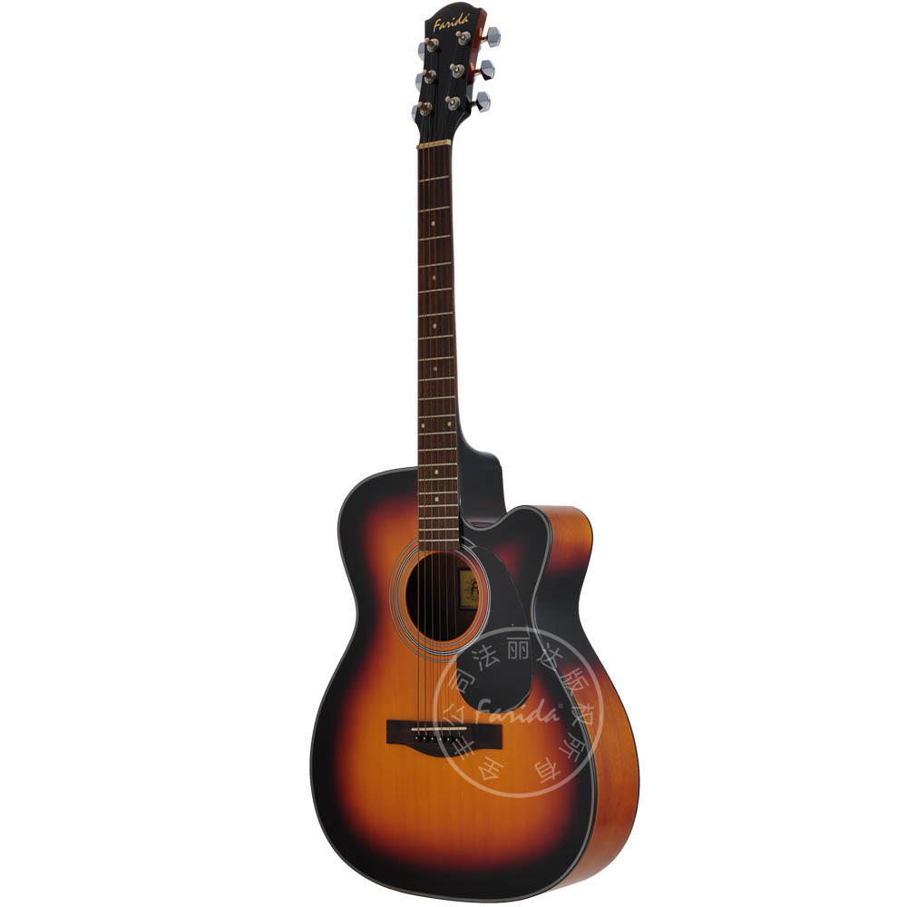 法丽达 FaridaF型缺角电箱吉他民谣吉他F-12CE（赠送硬壳箱）