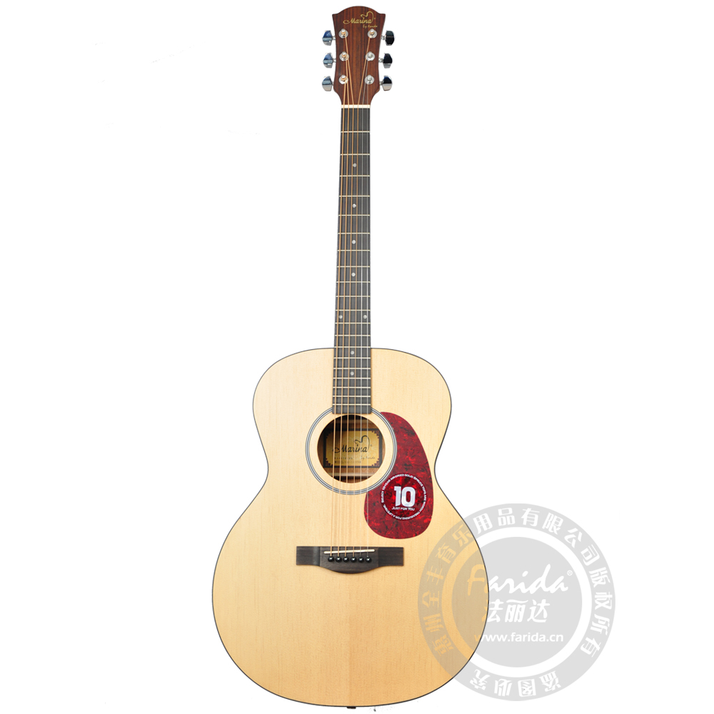 [新款]法丽达家族 Marina玛丽娜 单板民谣吉他 MR-10S NS
