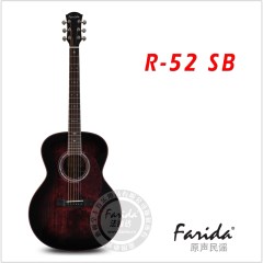 法丽达 R52 Farida全单板民谣吉他R-52 全单 精品 专业