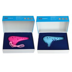 奇美牌12孔中音树脂陶笛（两色可选）C调陶笛儿童初学专业演奏