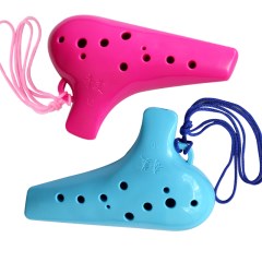 奇美牌12孔中音树脂陶笛（两色可选）C调陶笛儿童初学专业演奏