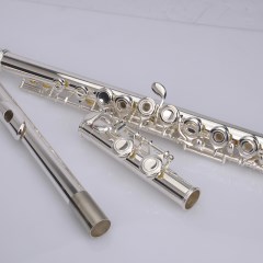 长笛 美德威乐器  16孔开闭双用镀银C调带E键 MFL-202C 长笛乐器