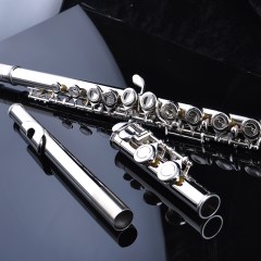 长笛  美德威乐器  16闭孔C调带E键镀镍长笛 MFL-201C 长笛乐器