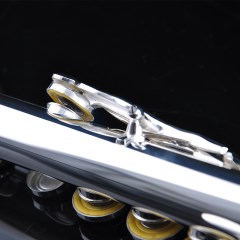 长笛  美德威乐器 16闭孔E键弯管镀银长笛 MFL-207C 儿童长笛乐器