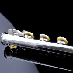 长笛 美德威乐器 17开闭孔镀银长笛 210C闭孔初学