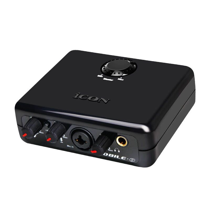 艾肯声卡ICON Mobile Q电脑K歌录音电容麦克风YY主播外置声卡套装