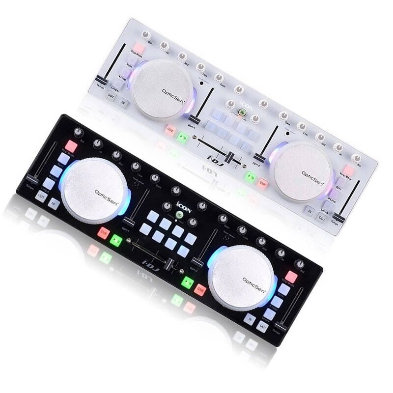 艾肯icon idj I DJ USB迷你专业DJ控制器 打碟机控制器 黑白2色