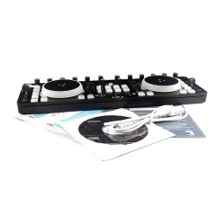 艾肯icon idj I DJ USB迷你专业DJ控制器 打碟机控制器 黑白2色