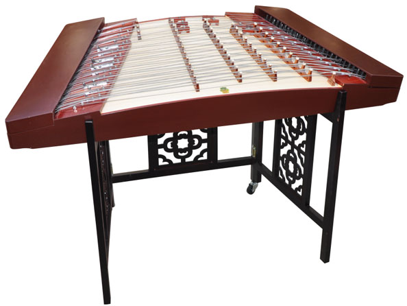 敦煌扬琴敦煌402E型扬琴 402扬琴 送扬琴盒琴架琴竹 演奏琴