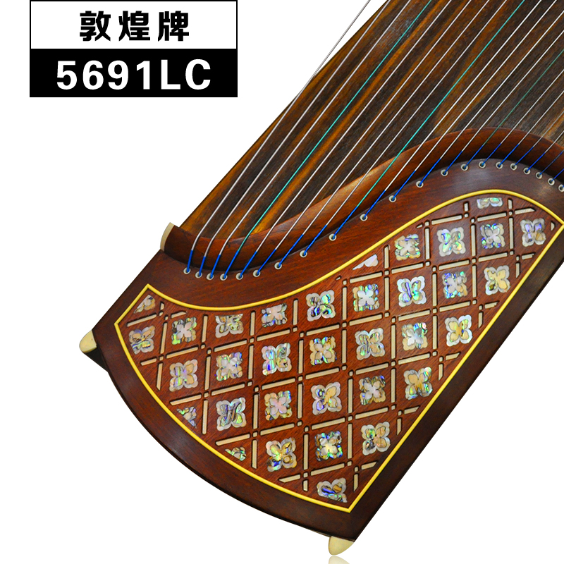 敦煌古筝 5691LC 梦醉花香图 舞台演奏古筝 2016年新品