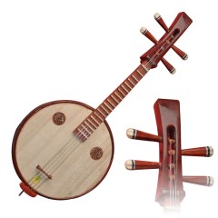 敦煌牌工艺乐器中阮（非洲檀木）礼品乐器 中阮 礼盒装 不可弹奏