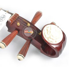 敦煌中阮 666M 非檀木 嵌线品/酸枝木六阴楞/牡丹头