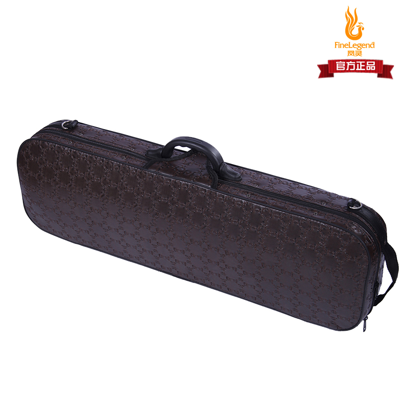 防水小提琴琴盒 皮盒木夹板方盒 带盖布 湿度表 双肩背带