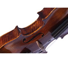 凤灵正品成人手工花纹实木小提琴FLV3114自然风干5年以上