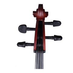 凤灵乐器初学者大提琴FLCLE001   乌木配件手工 电子 电声大提琴