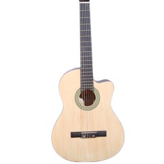 凤灵正品儿童/成人全椴木古典缺角吉他 初学普及弹拨乐器