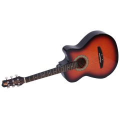 凤灵正品儿童/成人民谣缺角木吉他FLFG1113C-38初学普及弹拨乐器