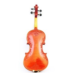 ANDIR小提琴初学考级演奏儿童小提琴雕花实木