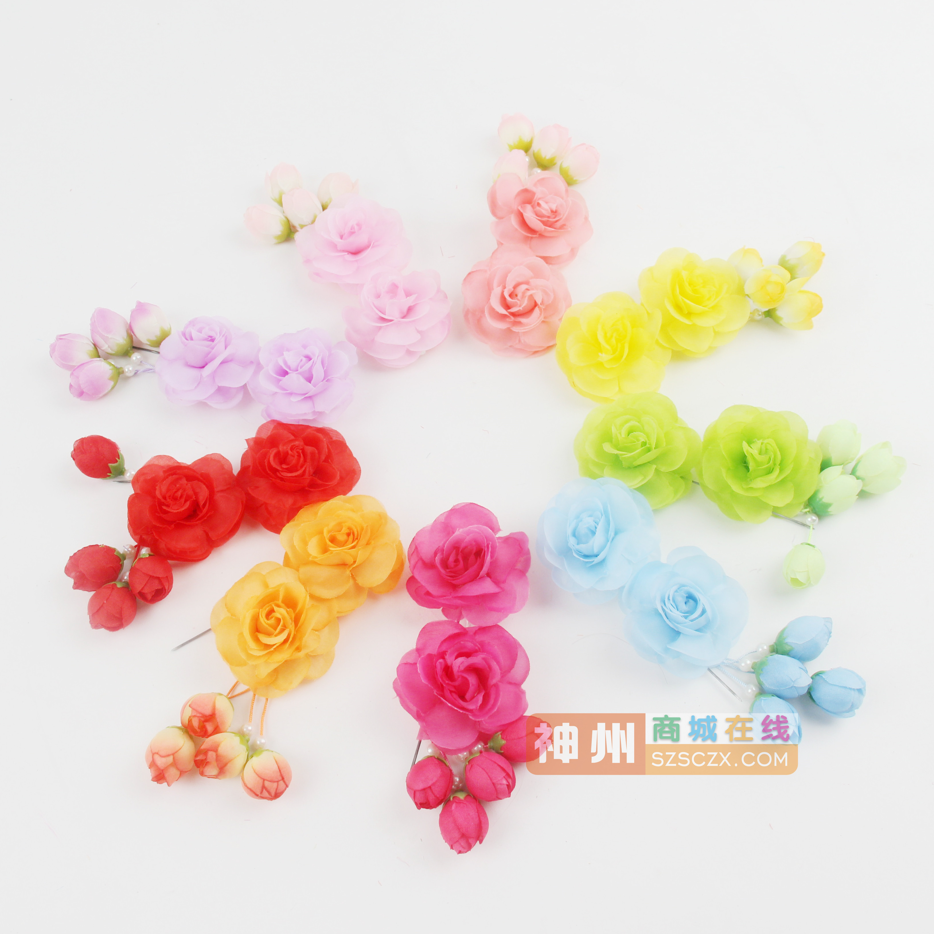 京剧戏曲耳边花戏剧用品头花小姐头饰青衣花旦小旦边花鬓花小双花