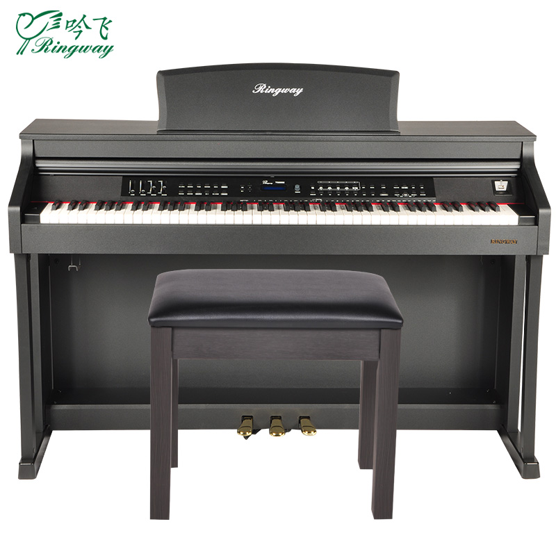 吟飞TG8862考级电钢琴88键重锤幼师成人儿童家用智能数码电子钢琴