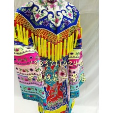 中原戏装 戏曲戏剧 皇后 贵妃醉古装酒服 连体五彩大宫装 易穿戴