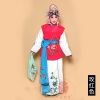 中原戏装戏曲丫鬟短坎肩小旦京戏剧花旦服装俏花旦演出服女短坎