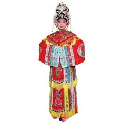 中原戏装五彩大宫装京剧贵妃醉酒娘娘戏曲剧演出服装醉打金枝皇后