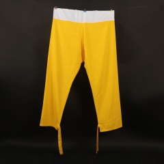 中原戏装好绉彩裤戏曲服装素彩裤戏剧小生练功裤古代男女灯笼裤