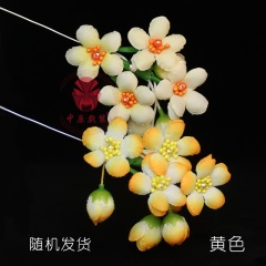 中原戏装戏曲鬓花京剧耳边绢花戏剧小姐头饰青衣花旦新款梅花头花