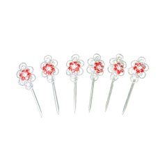 中原戏装京剧戏曲头饰青衣花旦小姐双光水钻头面菱形二丁梅花泡子