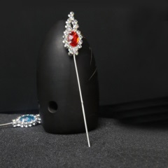 中原戏装戏曲骨朵簪京剧木钻头面戏剧青衣花旦头饰骨朵针簪子