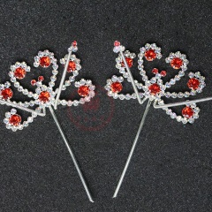 中原戏装戏曲戏剧头饰太阳花青衣花旦小姐头饰木钻头面木钻菊花