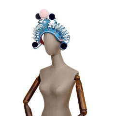 中原戏装京剧白蛇传青白蛇额子列子戏曲头饰刀马旦武旦盔帽盔头