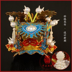 中原戏装戏曲佘太君老旦凤戏剧演出舞台京剧豫剧盔头饰老旦凤