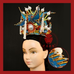 中原戏装戏曲佘太君老旦凤戏剧演出舞台京剧豫剧盔头饰老旦凤